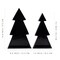 Wooden Christmas Tree Trays 2ct Nested Rustic Farmhouse Decor